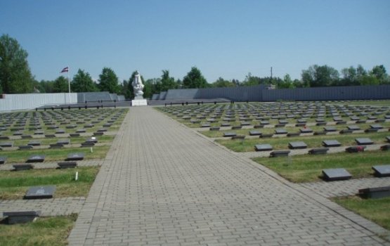 В Лестене перезахоронили останки более 200 латышских солдат Второй мировой