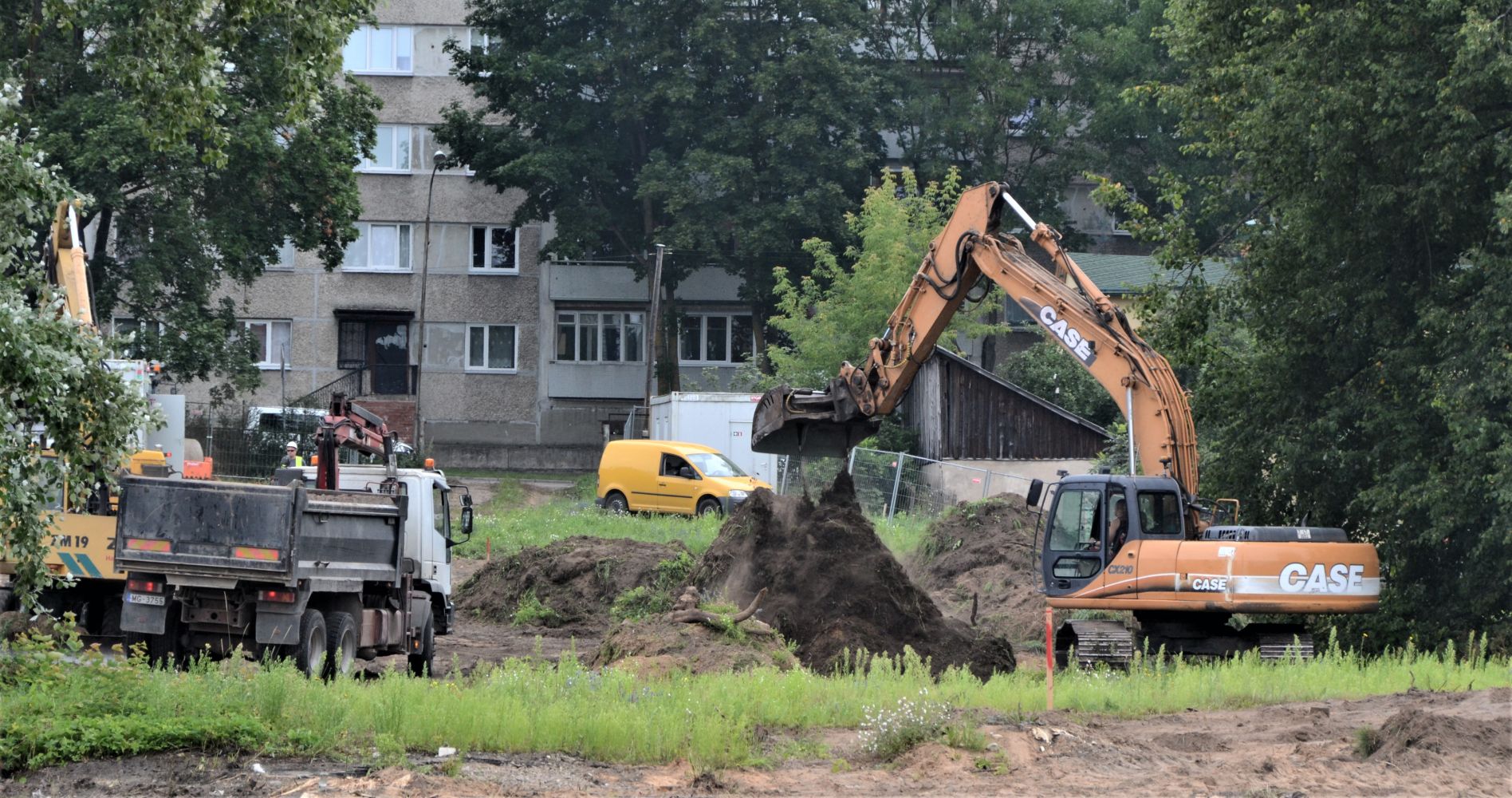 Фотофакт: подготовка площадки для Lidl