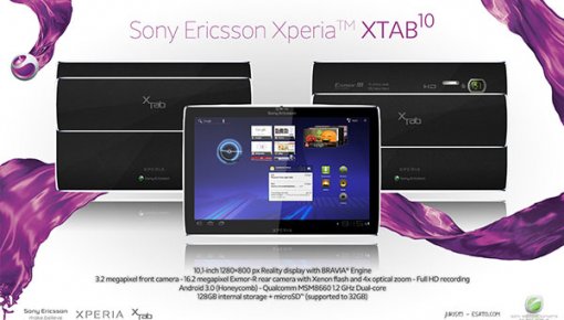    Sony Ericsson Xperia X Tab 10