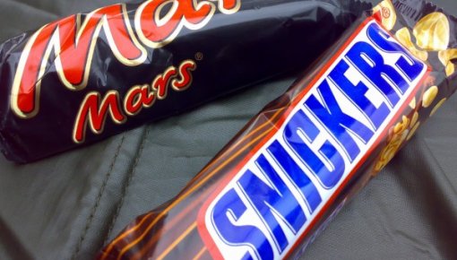         Snickers, Mars  Milky Way