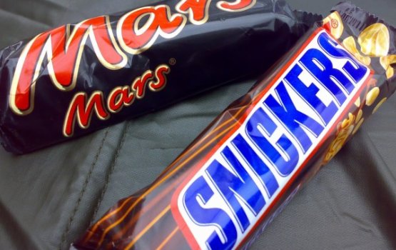         Snickers, Mars  Milky Way