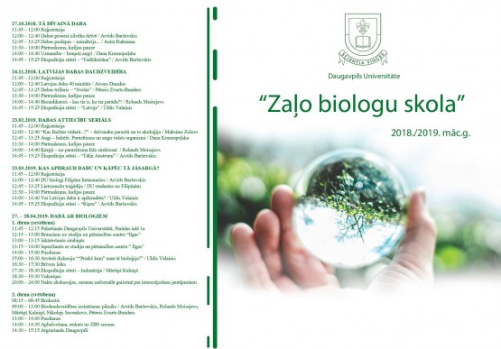      Za&#316;o biologu skola